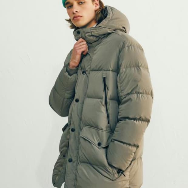 헤지스 가먼트 다잉 구스 다운 점퍼 110