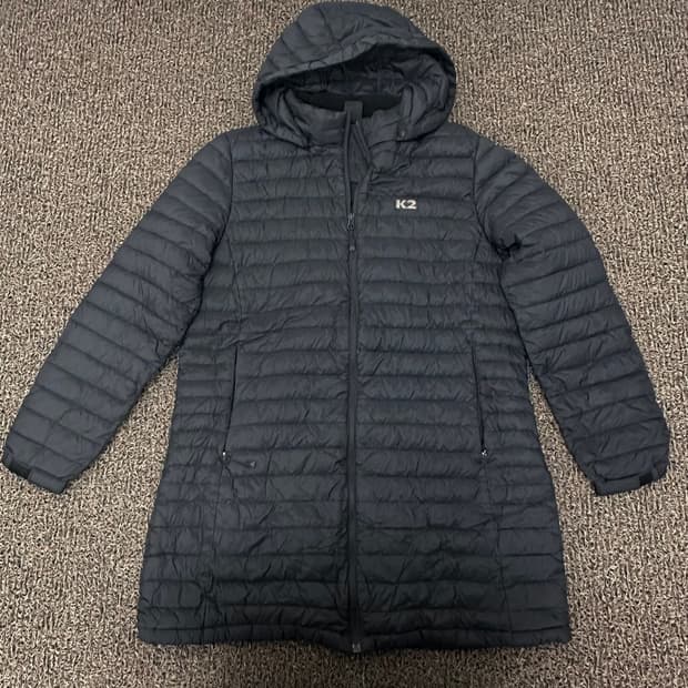 K2 케이투 여성 경량 구스다운 롱패딩 블랙 110(2XL)