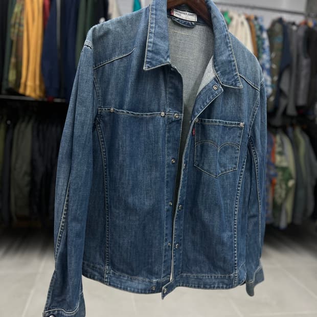 리바이스 엔진 워싱청 자켓 