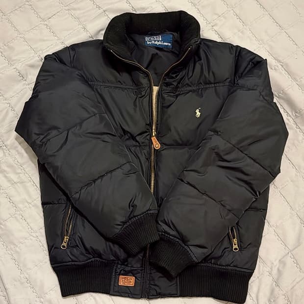 폴로 브리튼 스몰포니 패딩 블랙 M