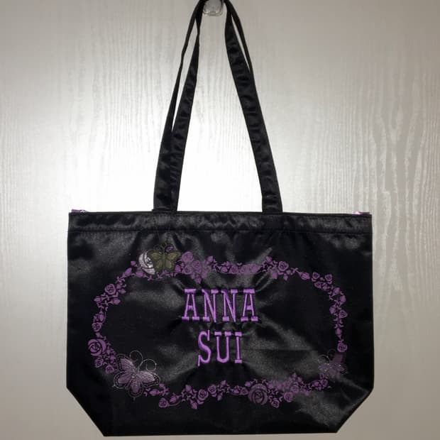 Anna sui rose tote bag