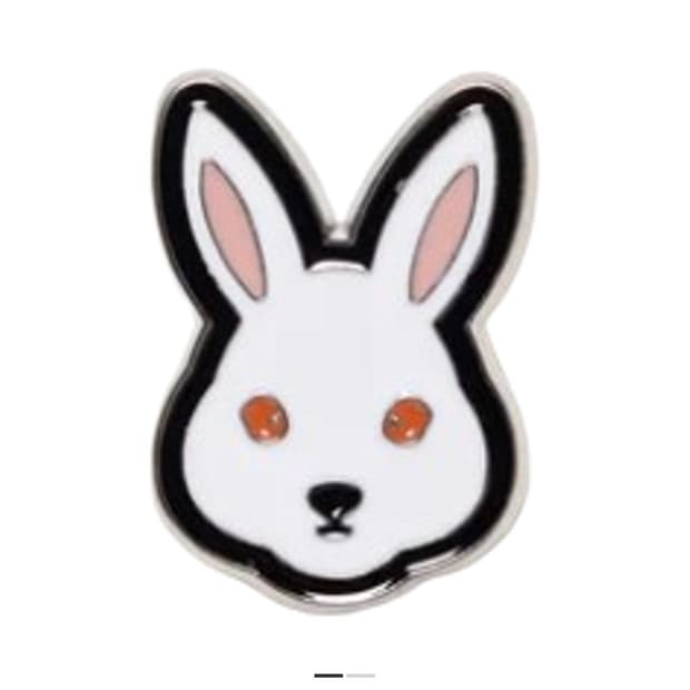 휴먼 메이드 애니멀 헤드 핀 핑크