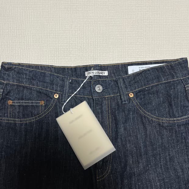 아워레가시 포멀컷 로우 블루 넵 데님