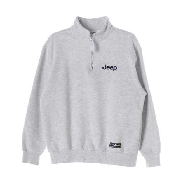 Jeep 루즈핏 하프집업 맨투맨 S