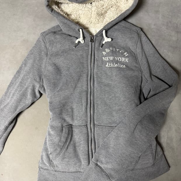 아베크롬비 양털 후드집업 M 딱붙핏