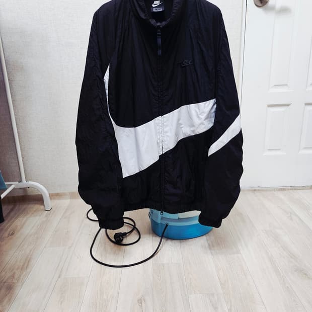 (105~110)XL ☆초대장급☆ 나이키 빅스우시 2중지퍼[블랙]바람막이
