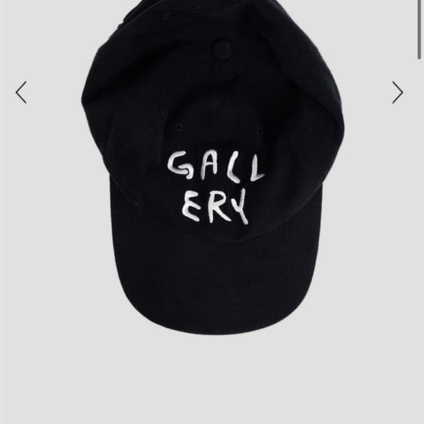 1011갤러리 볼캡 블랙