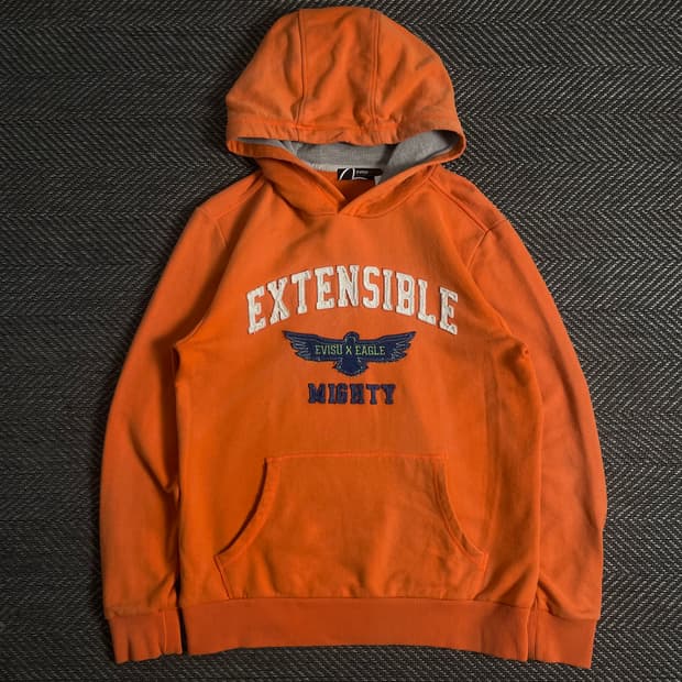 에비수 y2k 빅로고 올드스쿨 후드 티셔츠o 3565