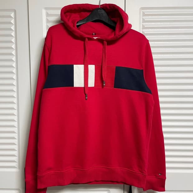 타미힐피거 후드 티셔츠