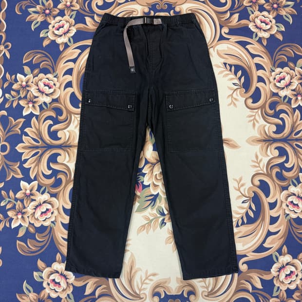 (M)짐 마스터 Gym master 카고 위빙벨트 팬츠(블랙)