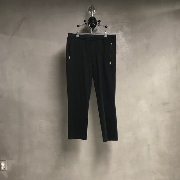 폴로 랄프로렌 블랙 스웨트팬츠 L