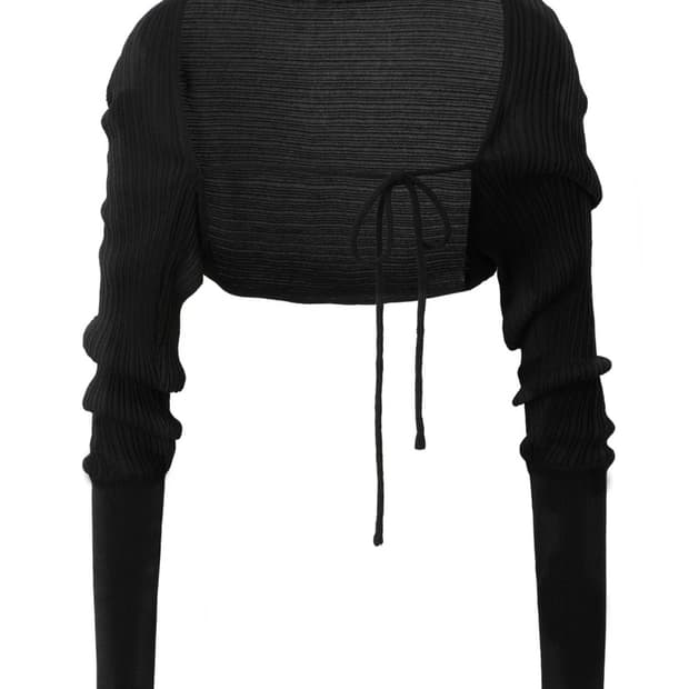 쓰리타임즈 릿 볼레로 블랙 Lit bolero black