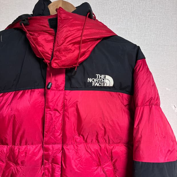 빈티지 노스페이스 700 서밋시리즈 드롭 패딩 레드 S