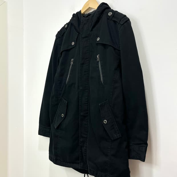 일본 빈티지 락펑크 락시크 사파리 야상 자켓