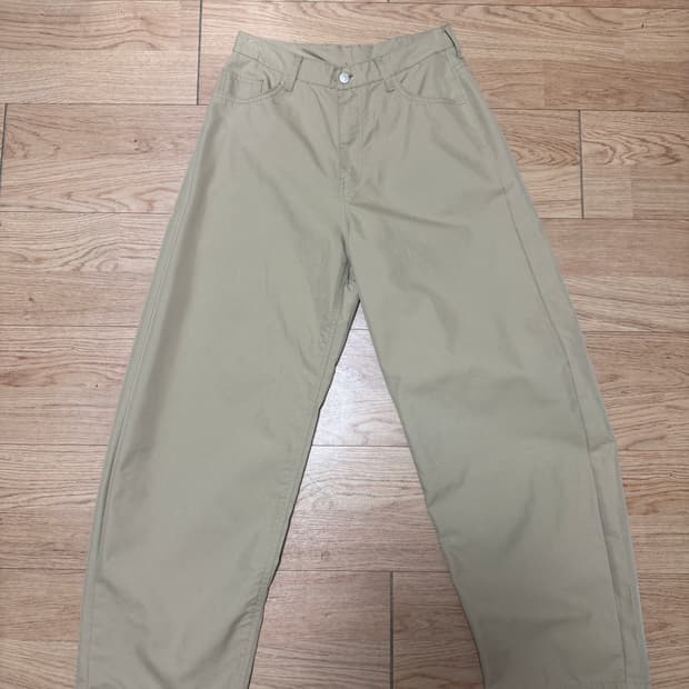 (28~30size) 와이드핏 베이지 코튼 치노팬츠