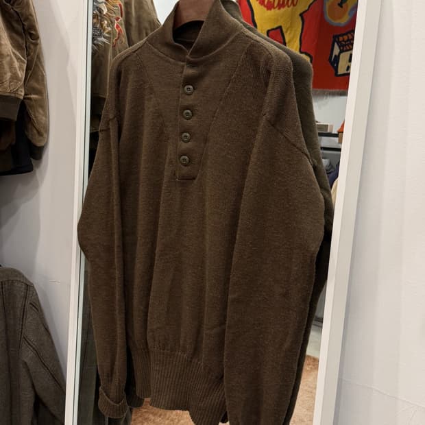 Military U.S.Army 미군 오리지날 5버튼 코만도 울 스웨터