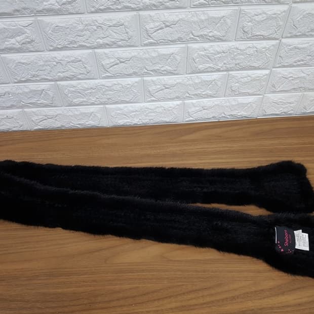 진도 밍크 sheborn 목도리 머플러 (스킨밍크)