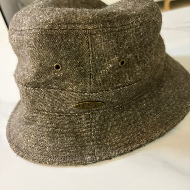 엘엘빈 해링본 벙거지 모자 