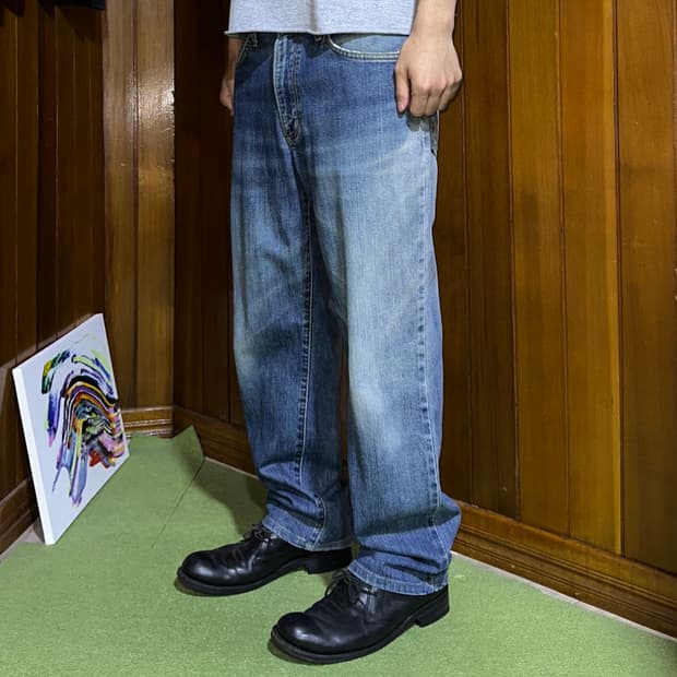 Wrangler washing cotton denim pants