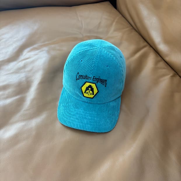 카브엠트 6패널 볼캡 모자 컨설턴트 엔지니어 틸 블루