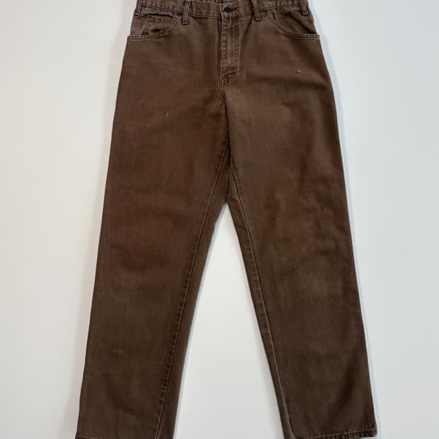 디키즈 브라운 카펜더 워크팬츠