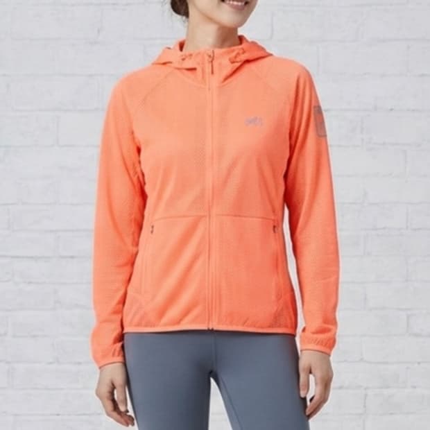 [100]밀레 메쉬 후드 집업