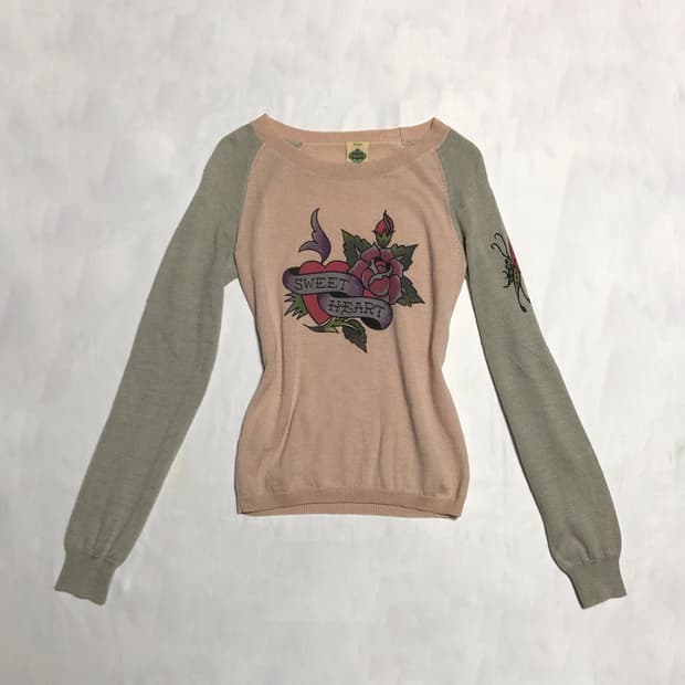 에드하디 니트  핑크