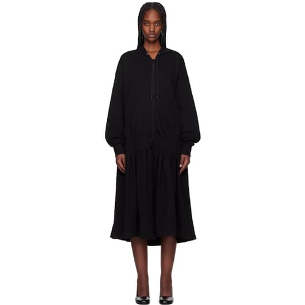 오픈와이와이 OPEN YY 후드 집업 롱 원피스