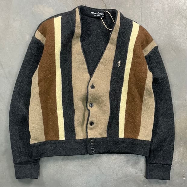 00s 입생로랑 숏 니트 가디건