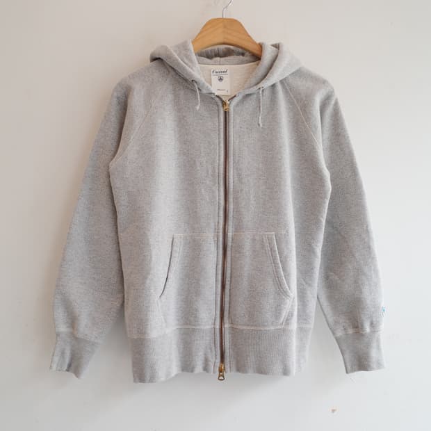 Orcival 오르치발 멜란지 코튼 투웨이집업 후디