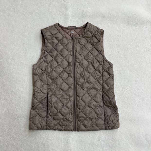 M 유니클로 퍼프텍 퀼팅 베스트 0311T