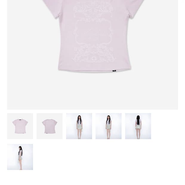 엘프엘프엘프 아카이브스) 티셔츠 핑크