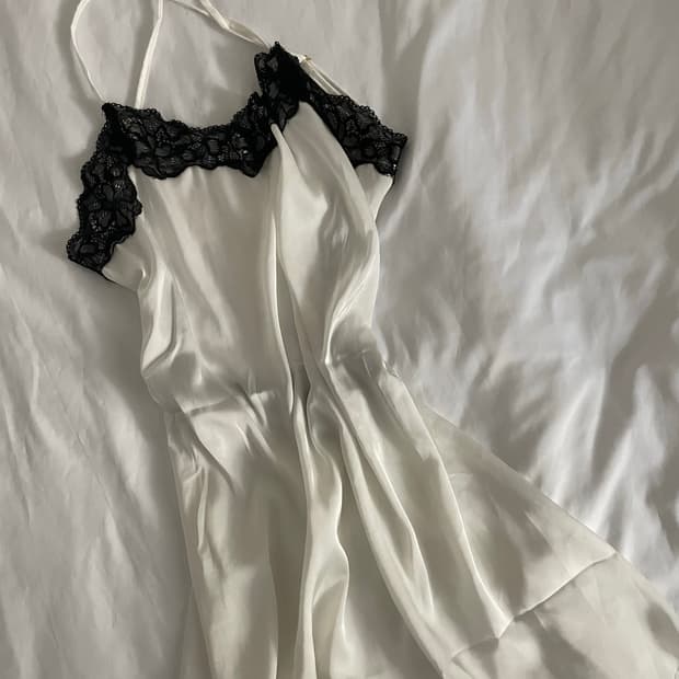 빈티지 y2k 레이스 슬립원피스