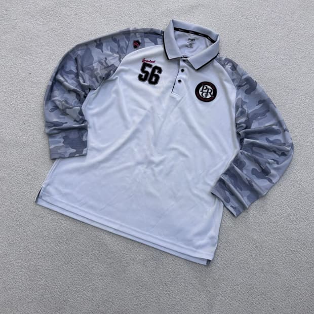 105 PGR 남성 카모 긴팔 티셔츠 0423E