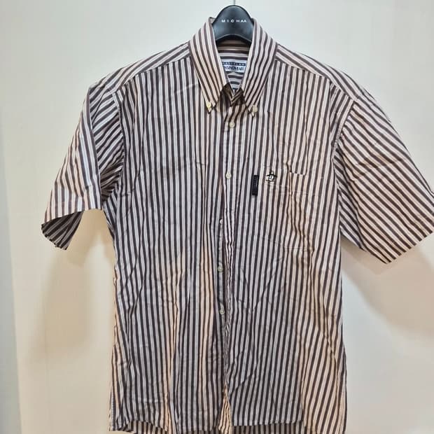 M/95) 먼싱웨어 반팔 스트라이프 셔츠 팝니다