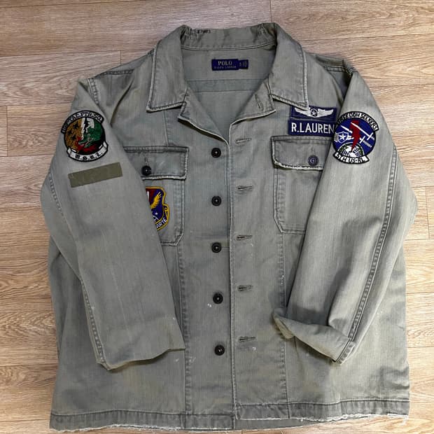 폴로 헤링본 트윌자켓