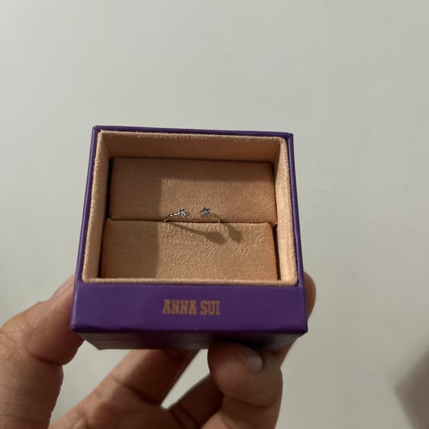안나수이 미니별 반지