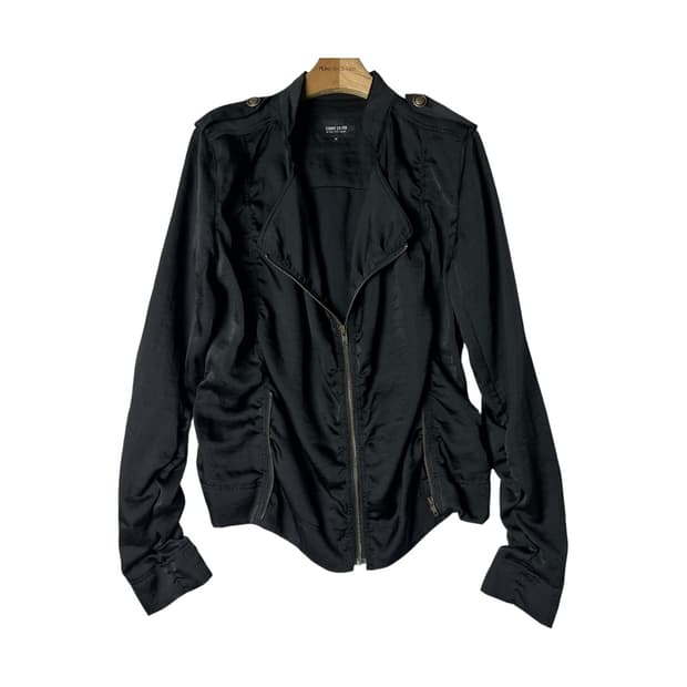 [Comme Ca Ism] 새틴 셔링 집업자켓