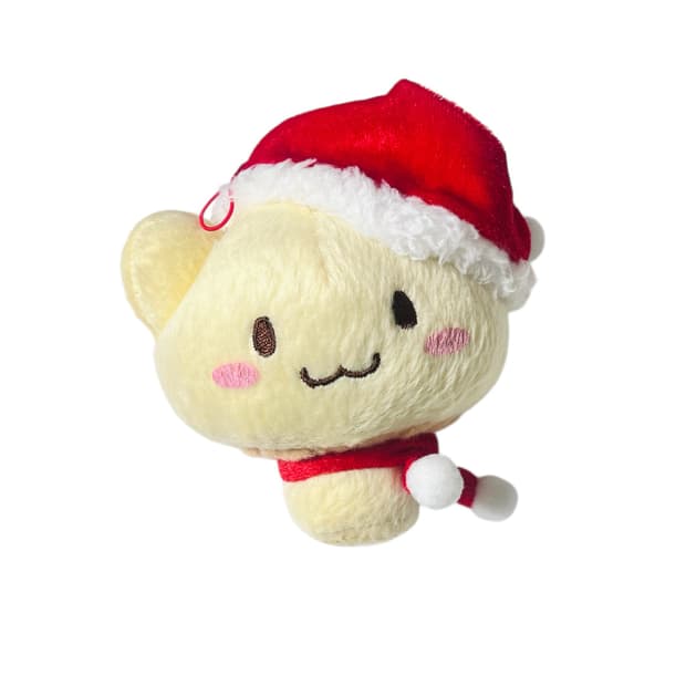 [고전] 10cm 키네코 버섯 크리스마스 산타 마스코트 인형 키링