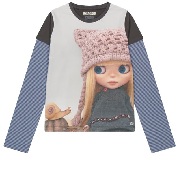 COYSEIOXBLYTHE STRIPE DOUBLE LONG SLEEVE