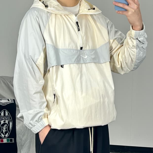 나이키 아노락 패커블 바람막이 L  