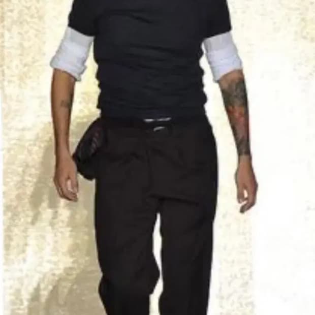 YSL rive gauche WIDE DRAPES WOOL TROUSER