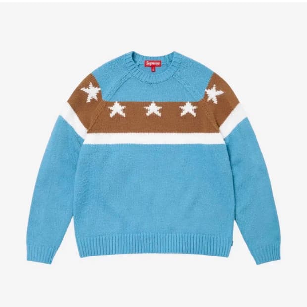 구해요) 슈프림 스타 니트 s