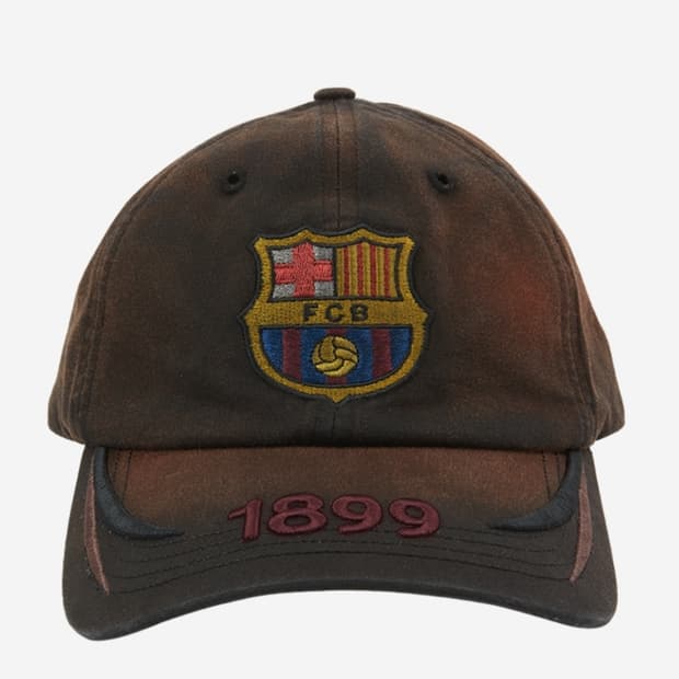 트래비스 스캇 캑터스 잭 FC 바르셀로나 899 디스트레스드 햇 멀티컬러