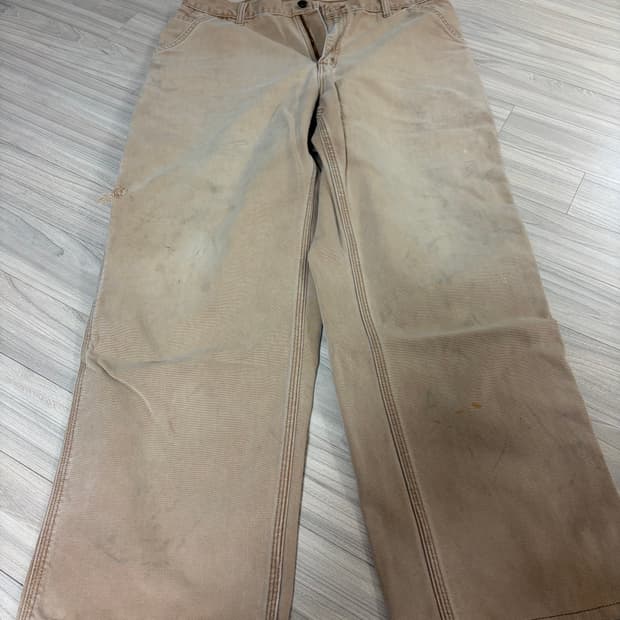 vintage 칼하트 싱글니 워크팬츠 카펜터 carhartt 브라운