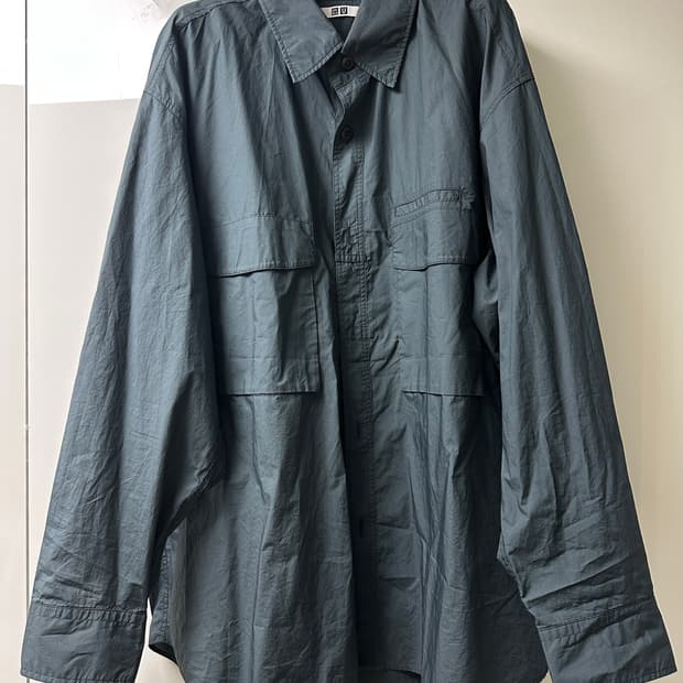 유니클로 유틸리티 오버셔츠 XL
