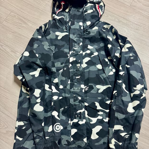 베이프 야광 샤크후드 바람막이