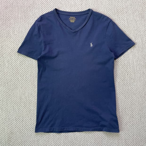 폴로 랄프로렌 네이비 코튼 반팔티셔츠 
