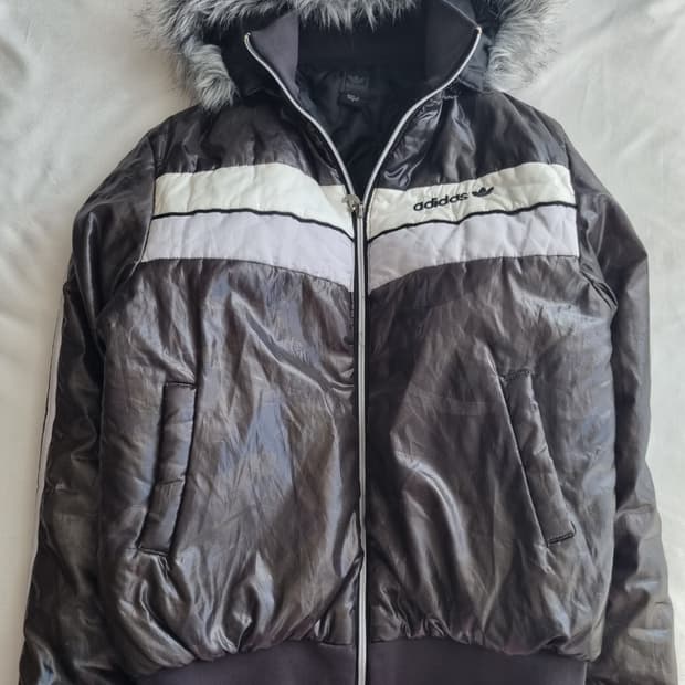 빈티지 아디다스 펑크 퍼 패딩