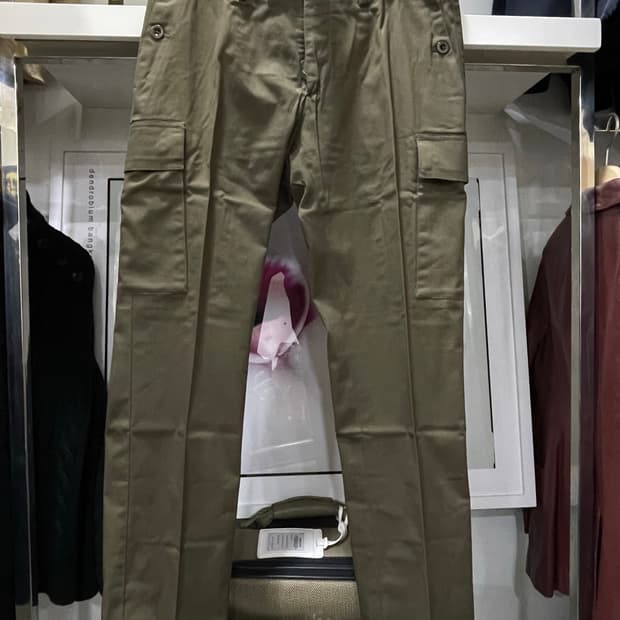 폴로랄프로렌(블랙라벨)/카키 카고팬츠